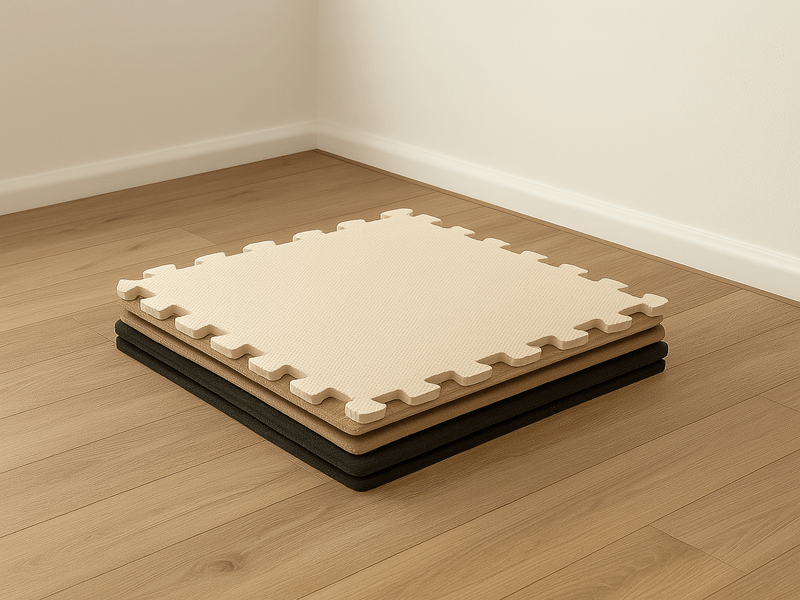 Underlayment purpose moisture sound insulation